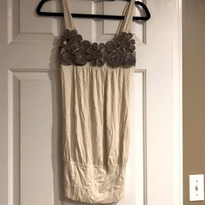 Forever Twentyone Crème Tank Top - S